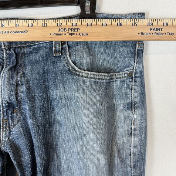 Signature by Levi Strauss & Co. Jeans Mens 34 X 34 Blue Denim Straight Zip Fly - Picture 14 of 16